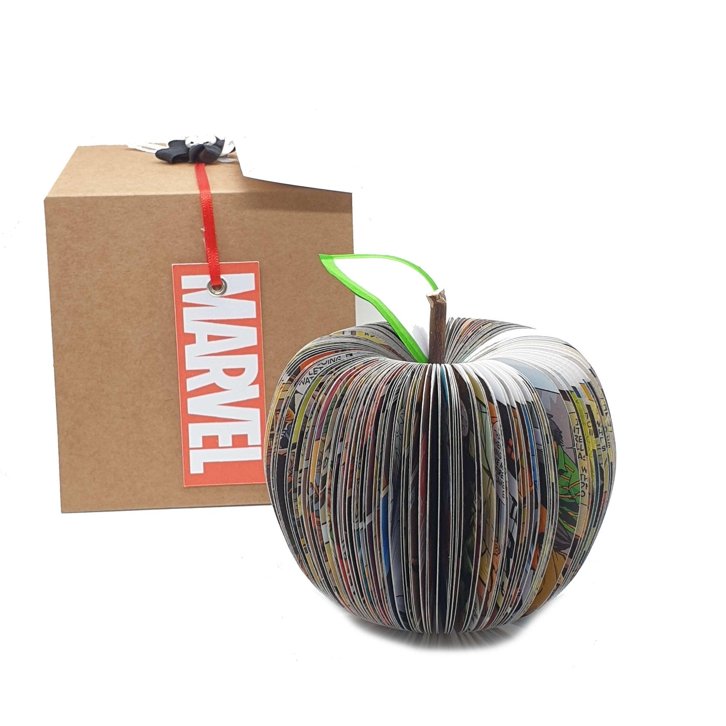 Deadpool comic book apple, handmade 4th wedding anniversary gift for him