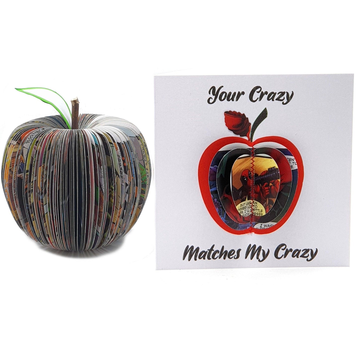 Personalised Deadpool Comic Book Apple - Paper Apple Co