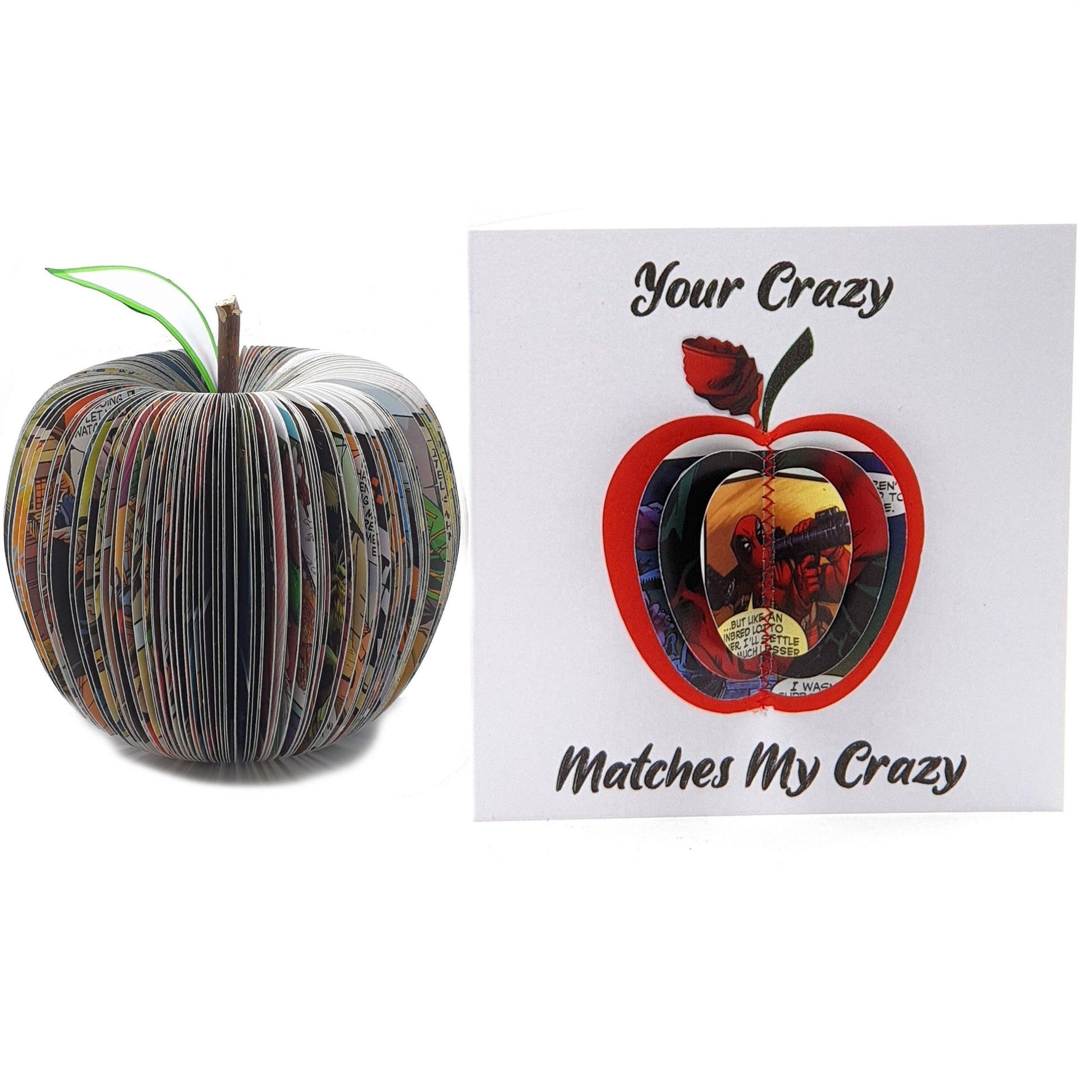Personalised Deadpool Comic Book Apple - Paper Apple Co