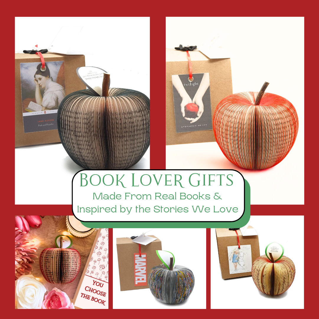 Hand-Cut Gifts Made From Real Books