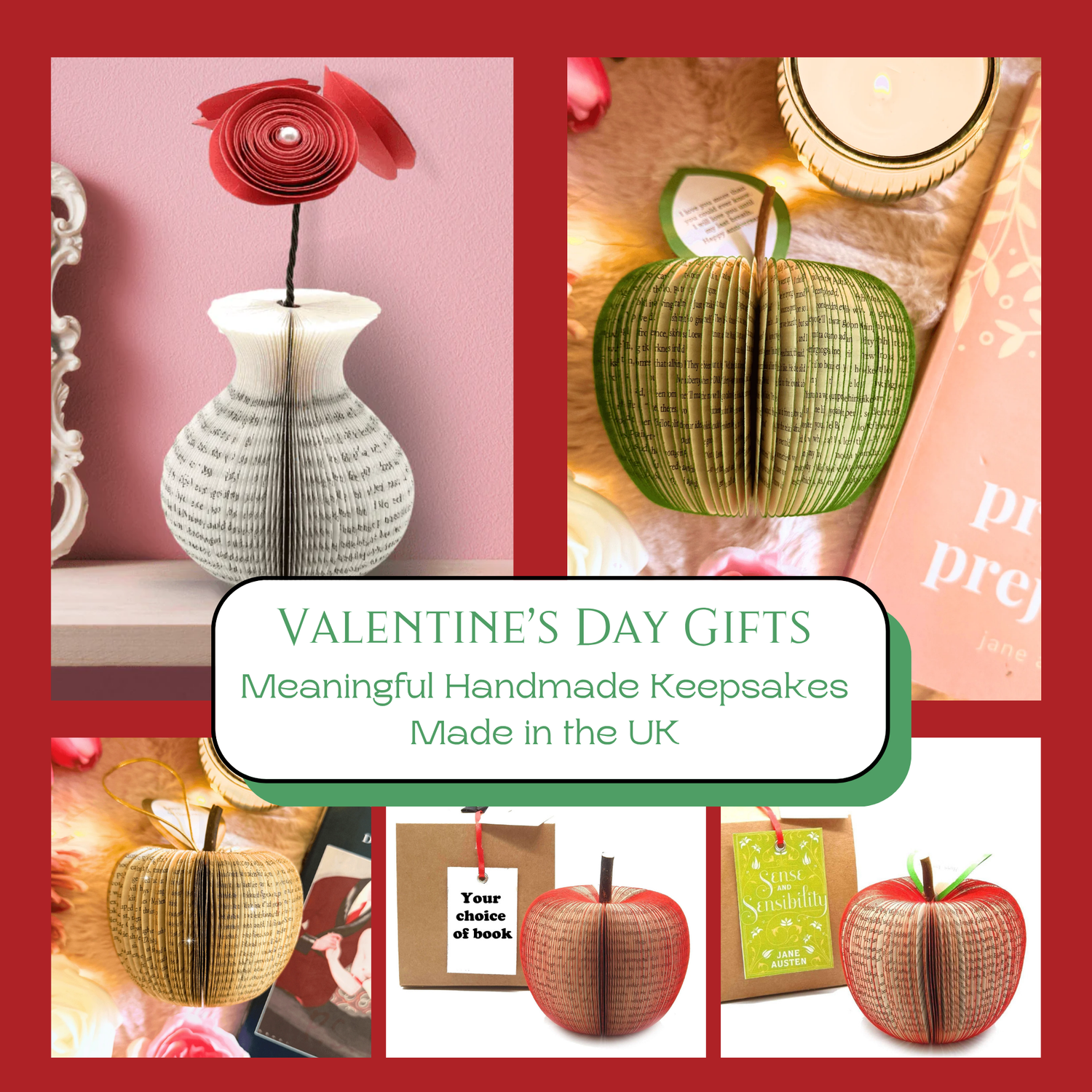 Romantic handmade Valentine’s Day gifts and keepsakes