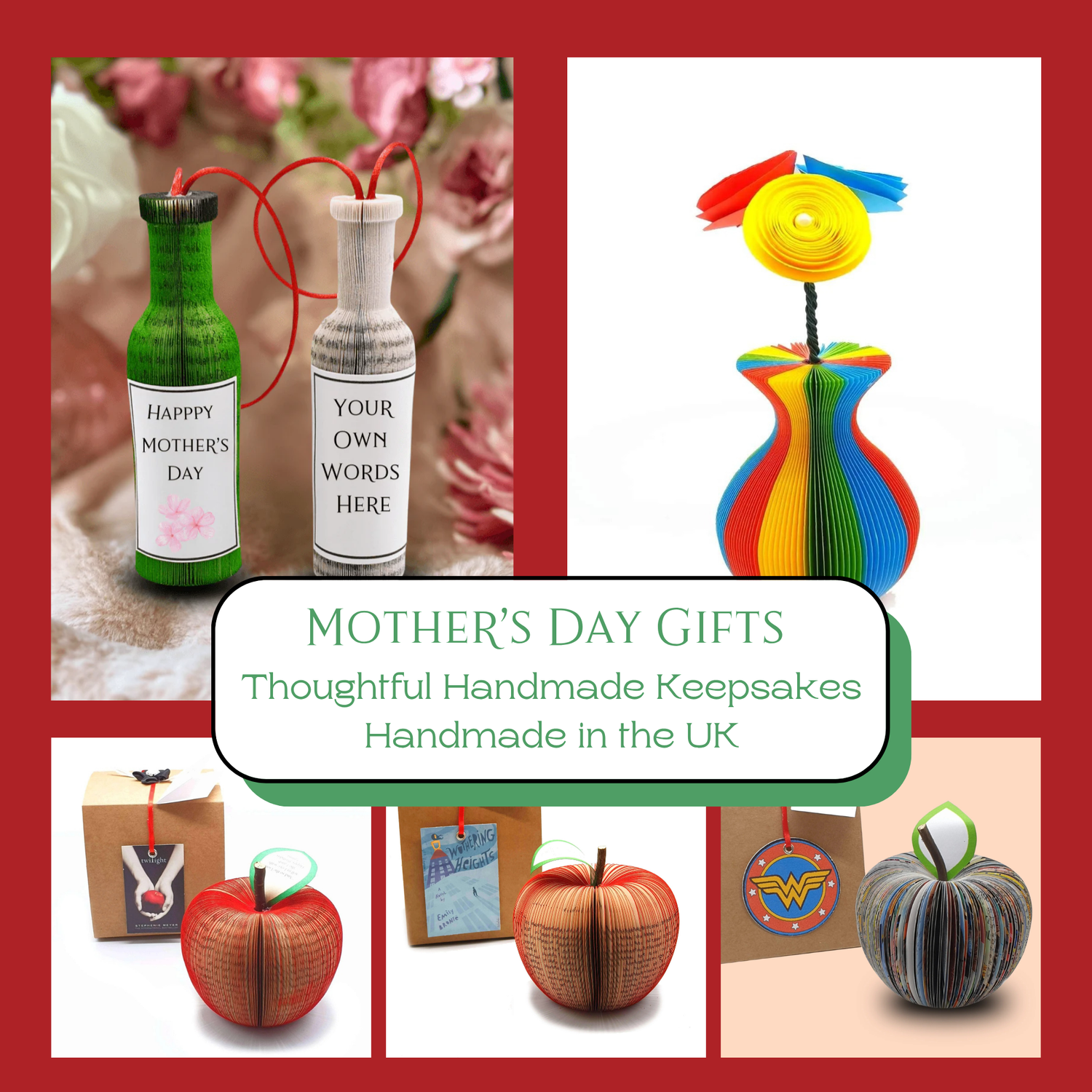 Thoughtful handmade Mother’s Day gifts and keepsakes