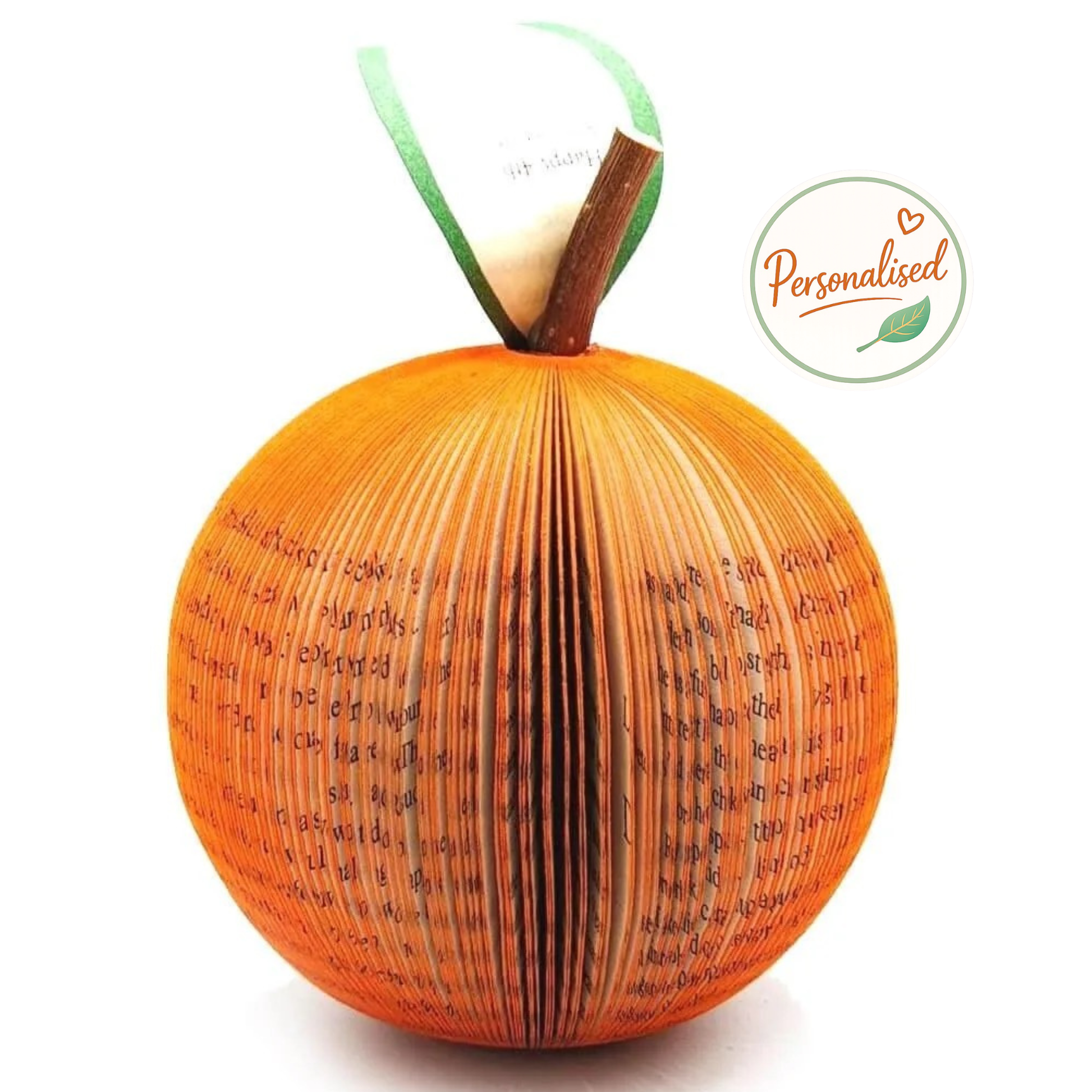 Orange gift card displayed with matching gift