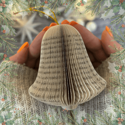 Collection of hanging bell book decorations