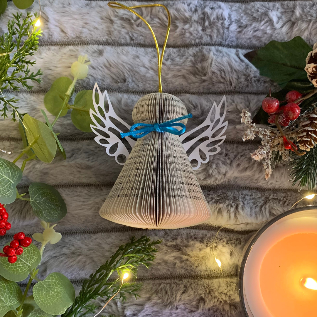 Hanging Angel Paper Ornament