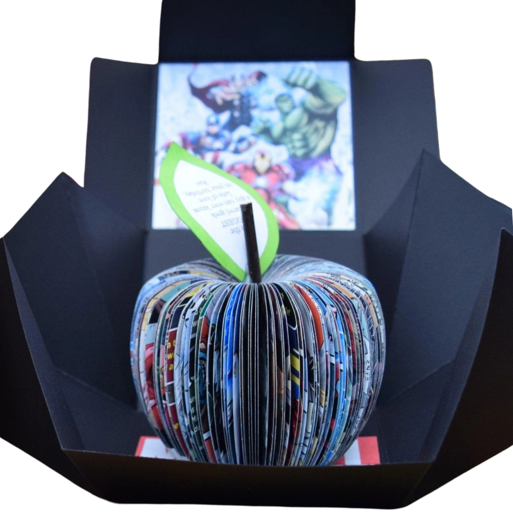avenger apple in gift box