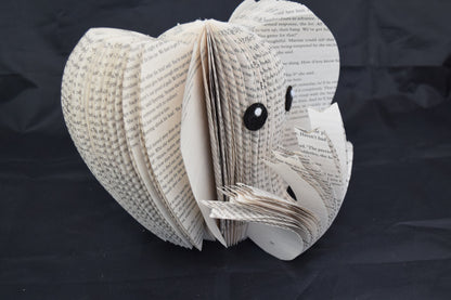 Materials needed for DIY Book Art Elephant book folding project
