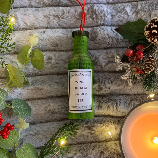 Wine Bottle Hanging Decoration