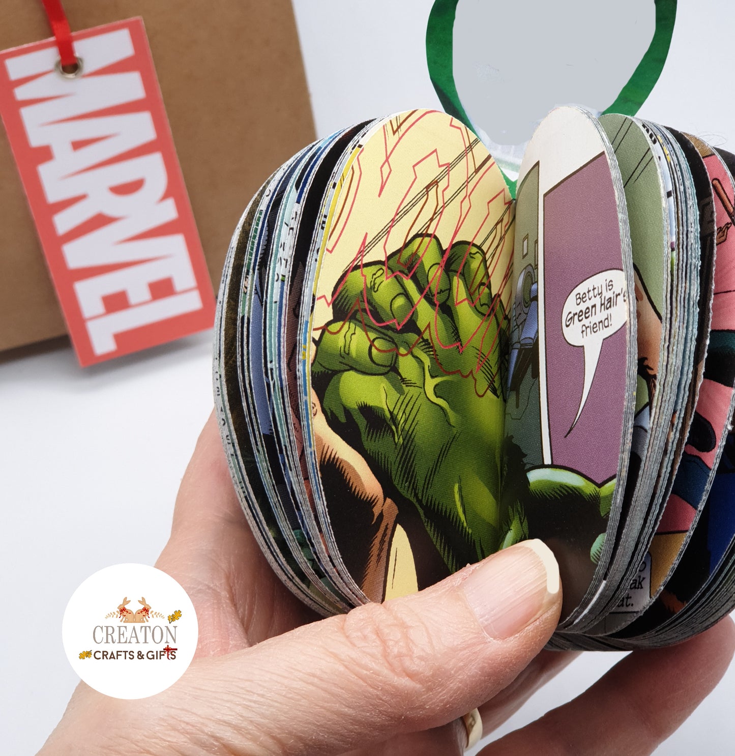 Personalised Hulk Comic Book Apple