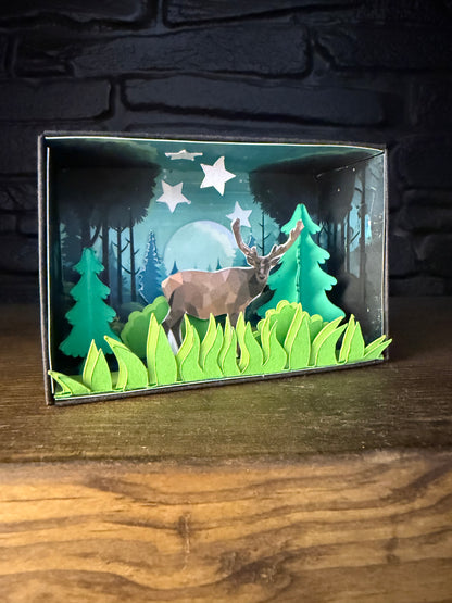 DIY Paper Scene Kit PDF digital download pattern and tutorial