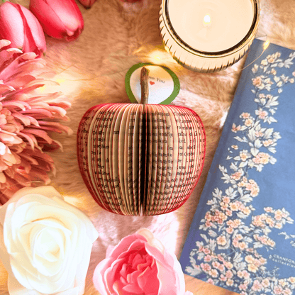 Jane Eyre book apple presented in luxury gift box, ready for gifting