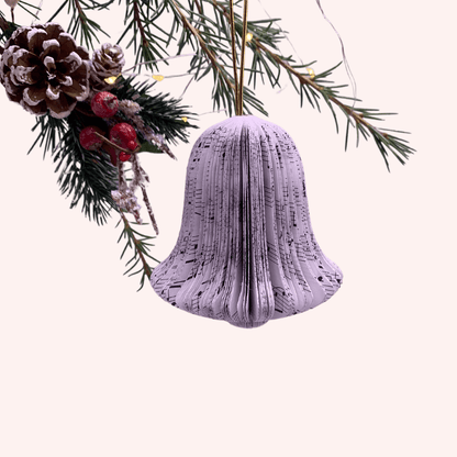 Hanging bell book decoration gift option with packaging