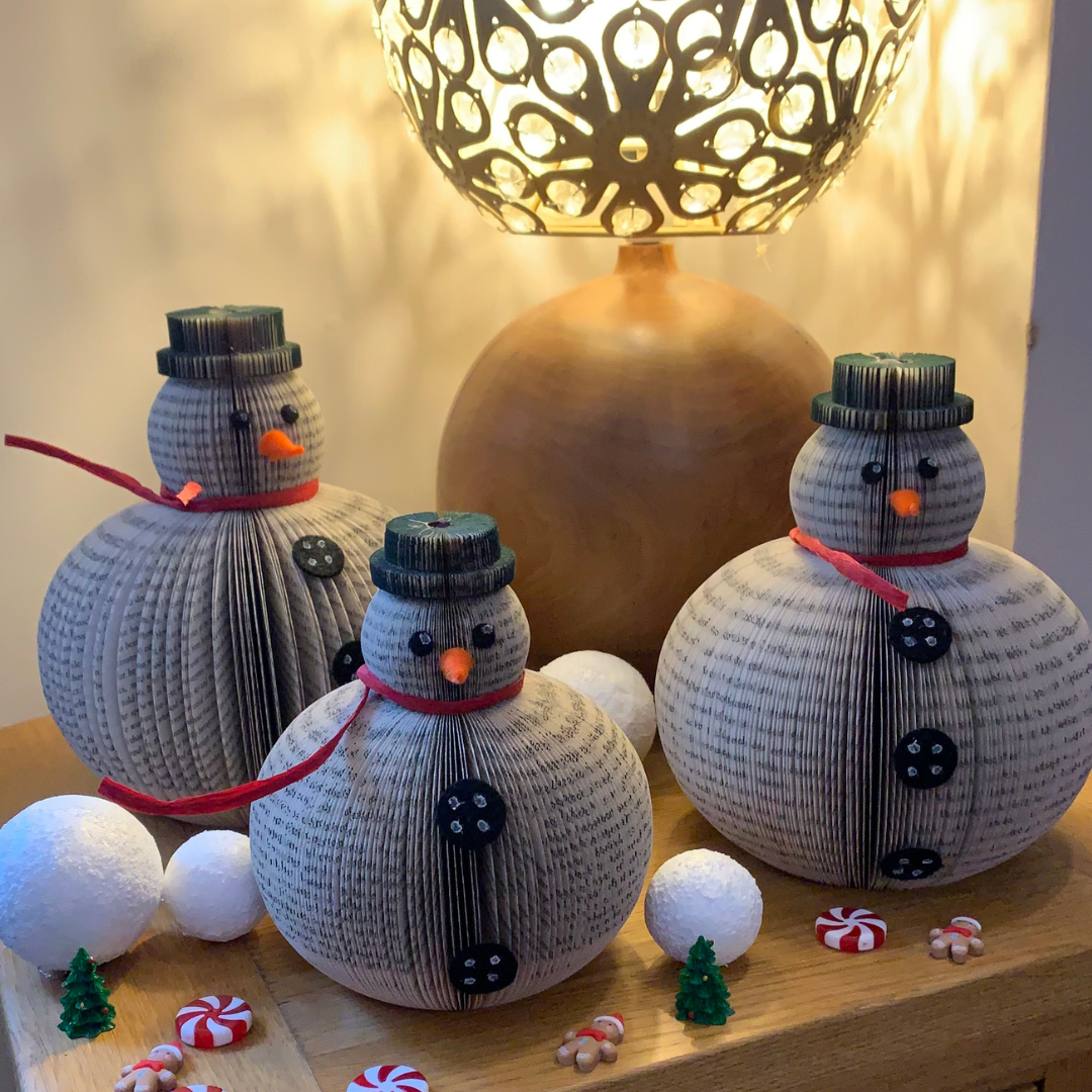 Set of 3 Snowmen Ornaments