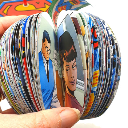 Superman comic book apple presented in luxury gift box ready for gifting