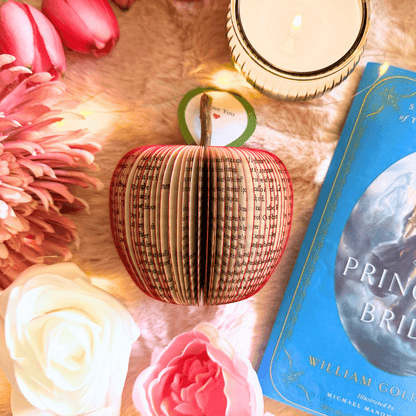 The Princess Bride book apple presented in luxury gift box, ready for gifting