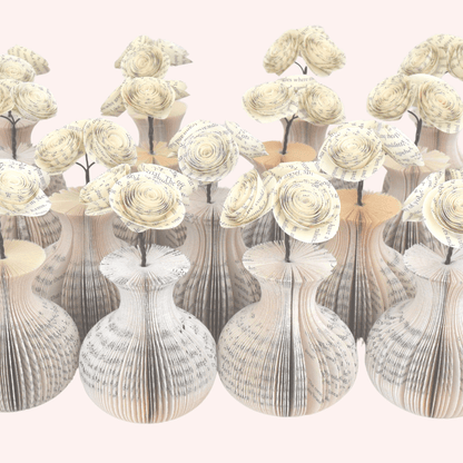 Mini Vase and Flowers vase presented in luxury gift box ready for gifting