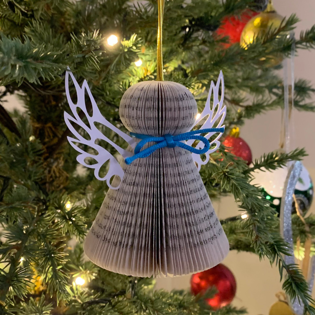 Hanging Angel Paper Ornament