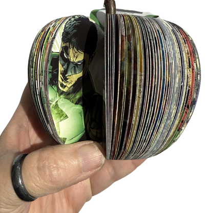 Green Lantern comic book apple presented in luxury gift box ready for gifting