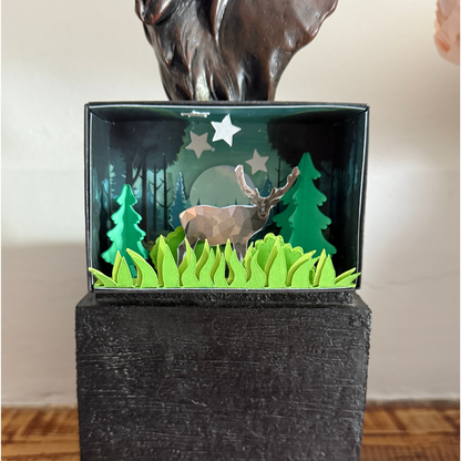 DIY Paper Scene Kit handmade gift display