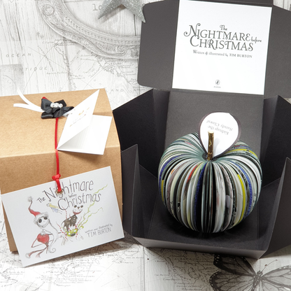 Nightmare Before Christmas book apple unboxed in gift packaging
