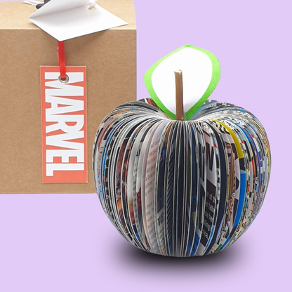 Personalised Black Panther comic book apple gift for him, unique Marvel gift