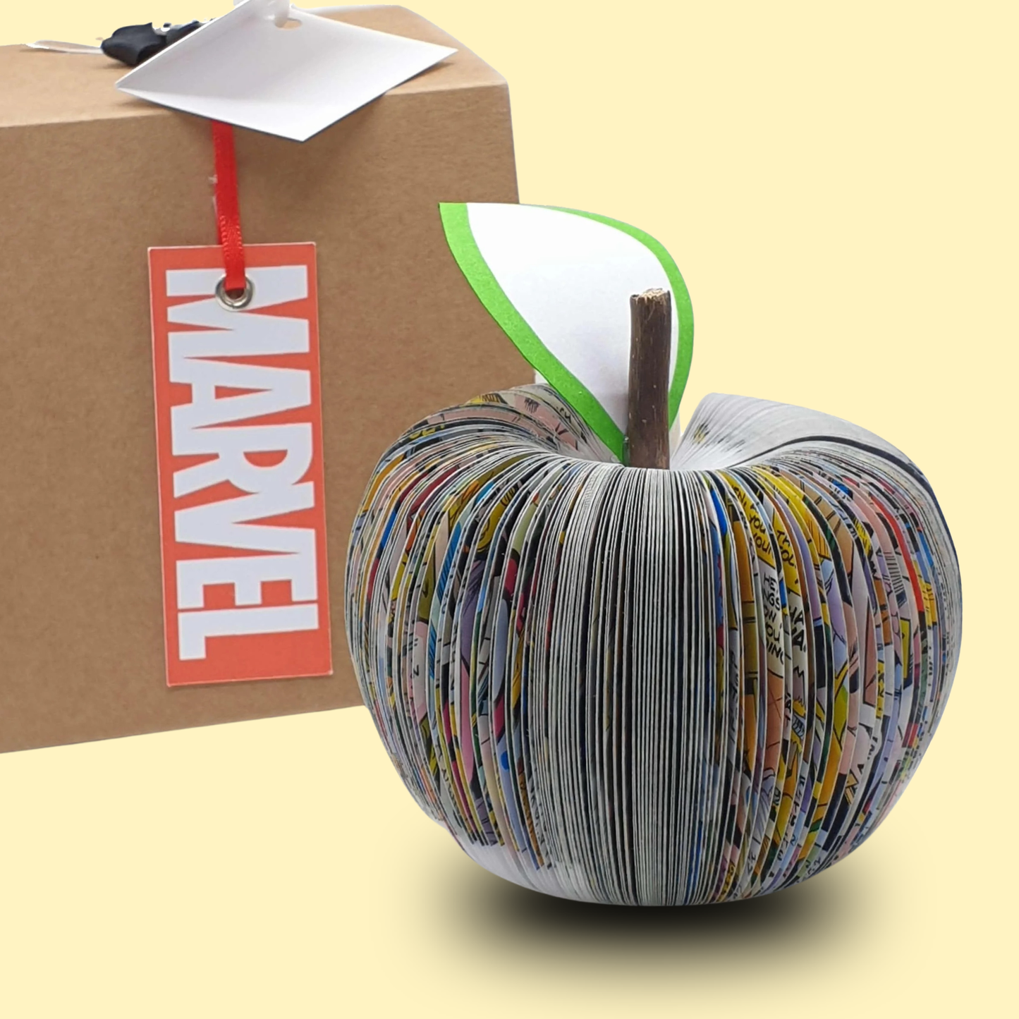 Personalised Iron Fist comic book apple gift for him, Marvel superhero gift idea