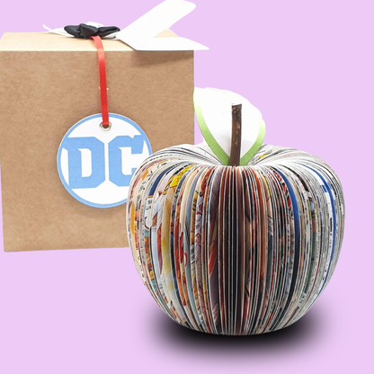 Personalised Justice League comic book apple gift for him, superhero 4th anniversary gift