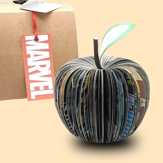 Personalised Thor comic book apple gift for him, superhero anniversary gift