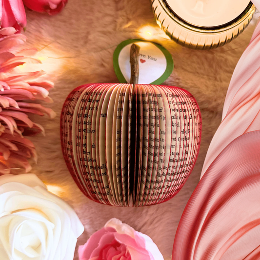 personalised song lyric apple anniversary gift