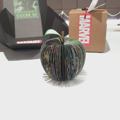 Hulk Comic Book Apple | Personalised Gift for Him