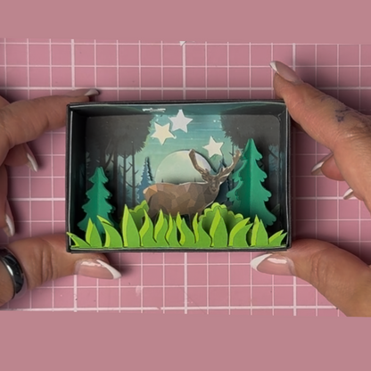 DIY Paper Scene Kit displayed with styling