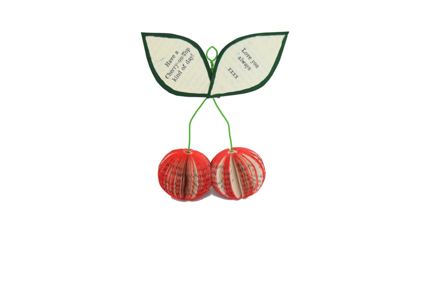 Personalised Cherries Book Gift - Paper Apple Co