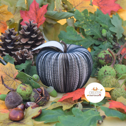 Black Beauty book apple on neutral background, unique handmade literary gift