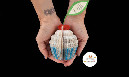 Personalised Cupcake Book Gift - Paper Apple Co