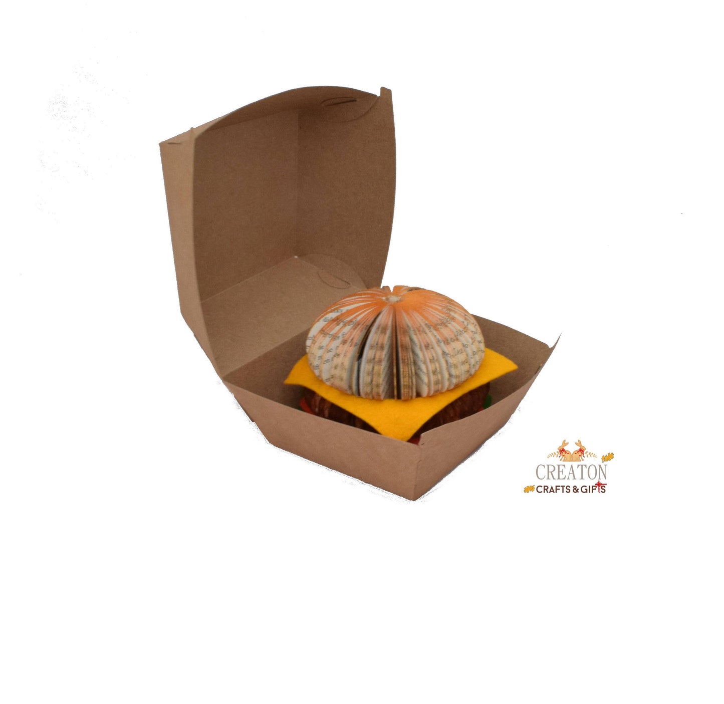 Hamburger Book Gift - Paper Apple Co