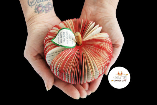 Personalised Red Apple Book Gift – A Unique Teacher Gift - Paper Apple Co