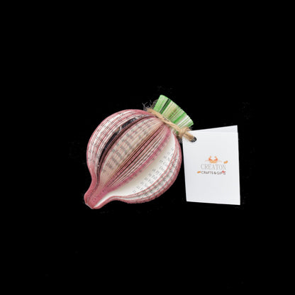 Collection of handmade book page beetroot gifts