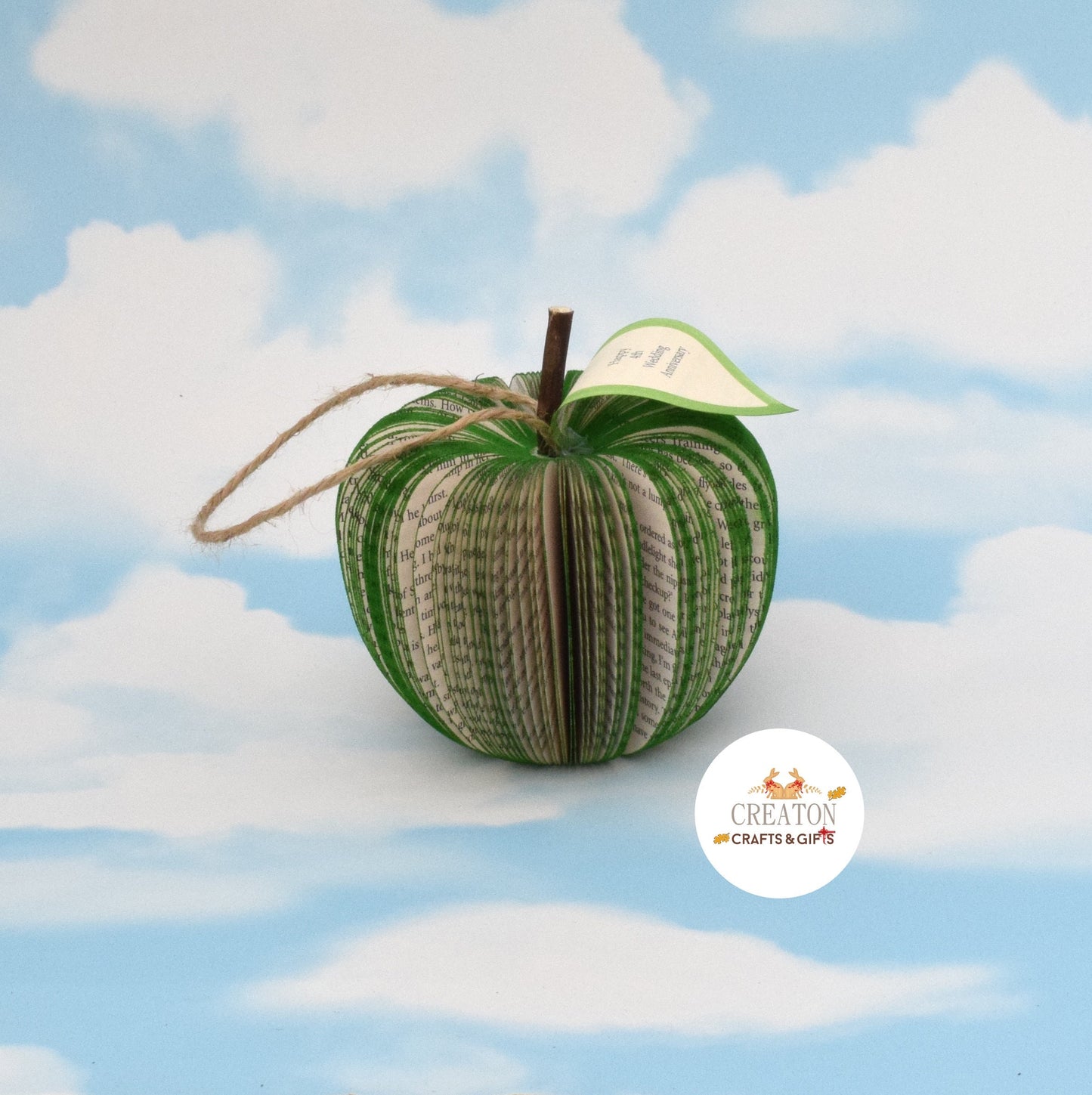 Green Apple Book Gift - Paper Apple Co