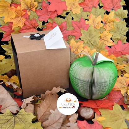 Collection of Green Apple book apples showing personalisation options