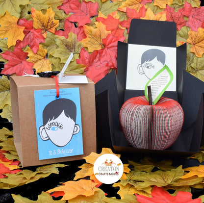 Wonder presented in luxury gift box, personalised end of term teacher gift