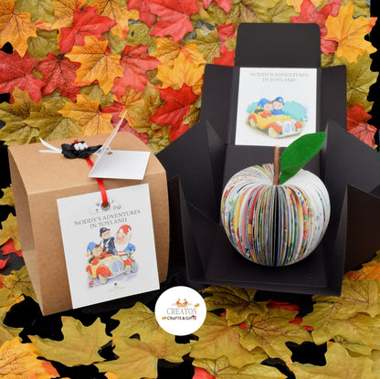 Noddy book apple presented in luxury gift box, ready for gifting