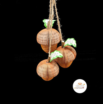 Thank you teacher Set of 3 Acorn displayed in school setting