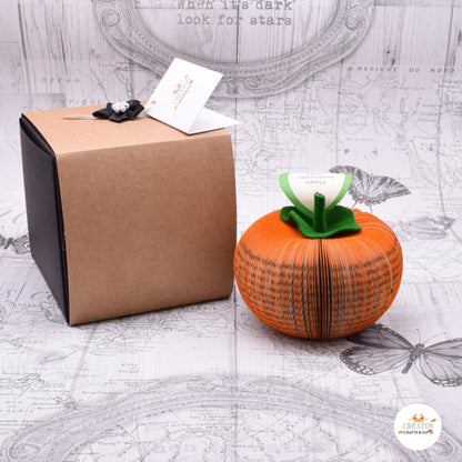 Handmade book persimmon presented in luxury gift box