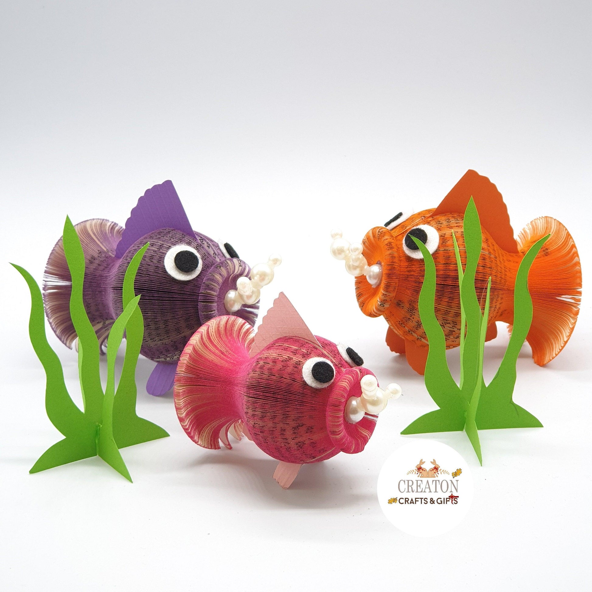 Gold fish Book Gift - Paper Apple Co