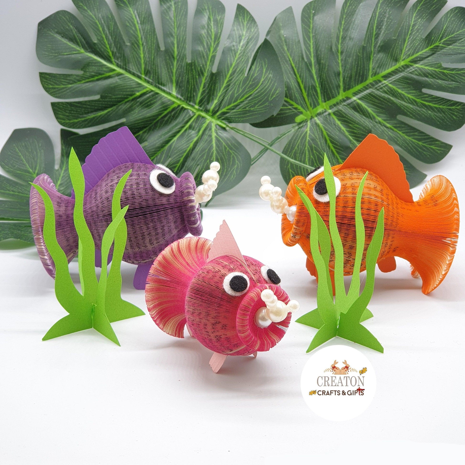 Gold fish Book Gift - Paper Apple Co