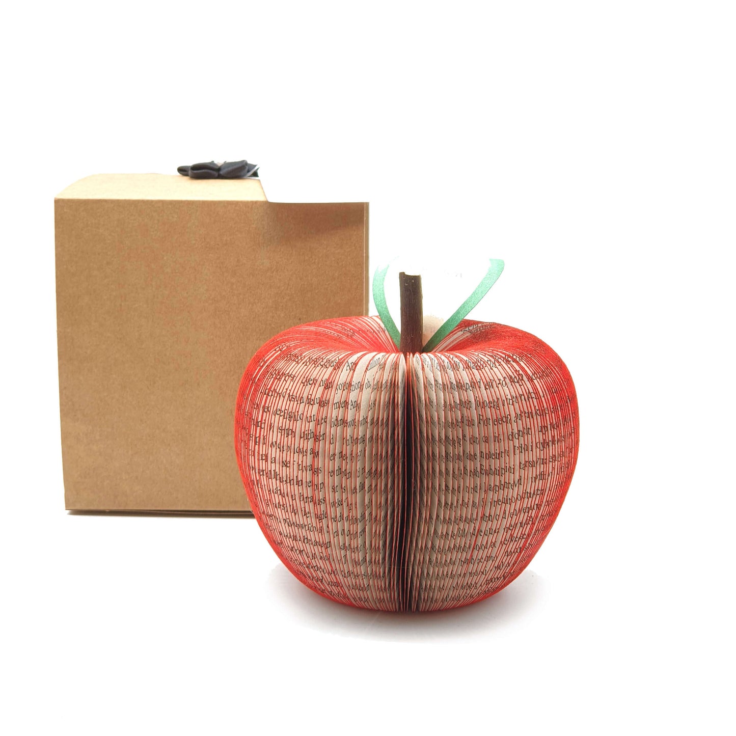 Personalised Red Apple Book Gift with Card - Paper Apple Co