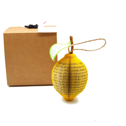 Handmade book lemon presented in luxury gift box ready for gifting