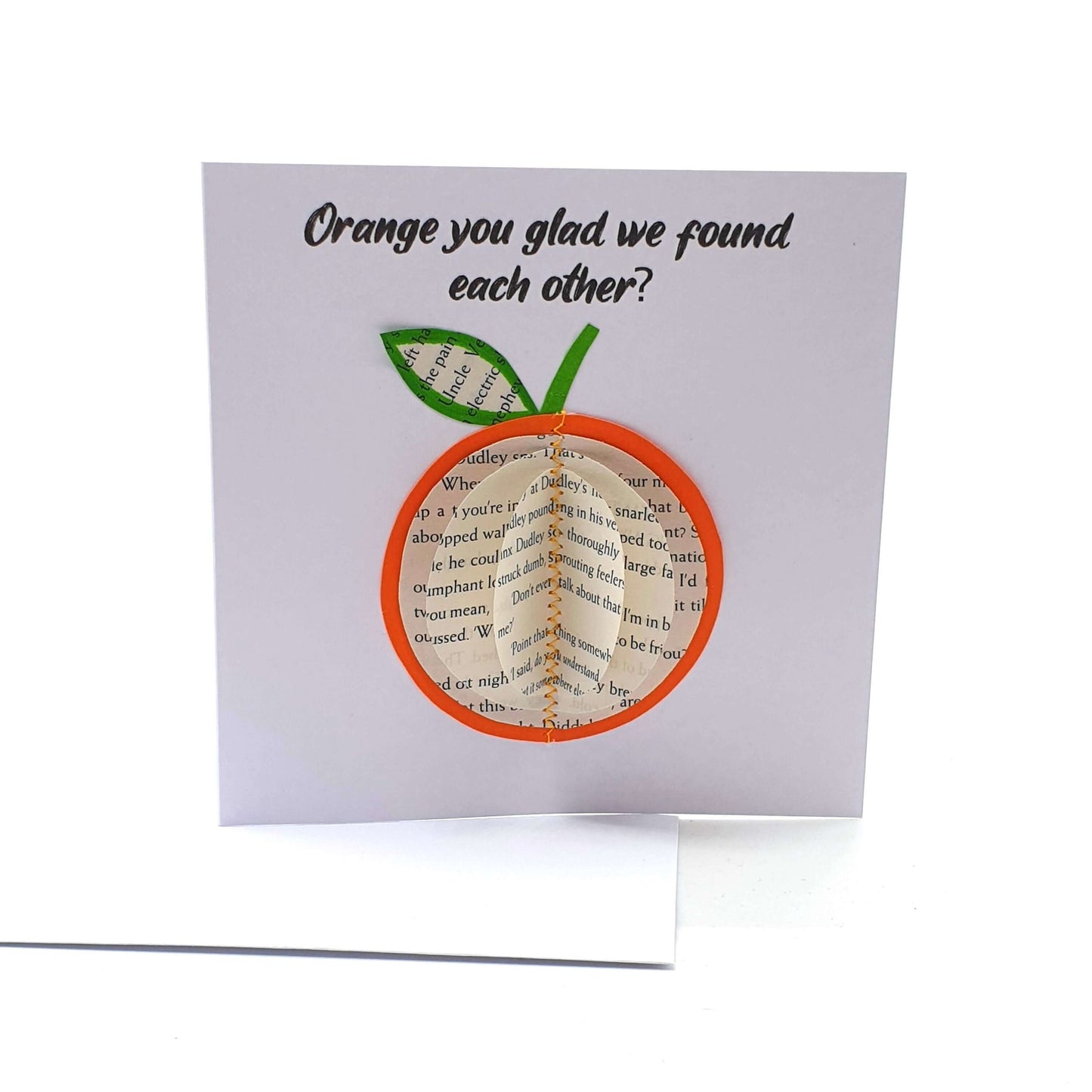 Orange Fruit Book Gift with Card