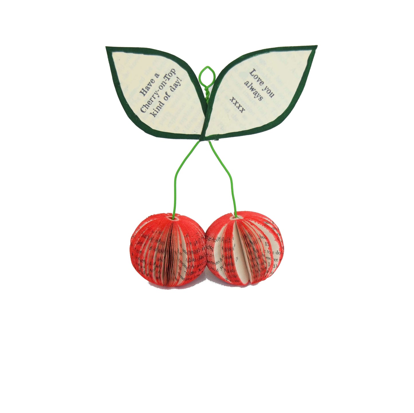 Personalised Cherries Book Gift - Paper Apple Co