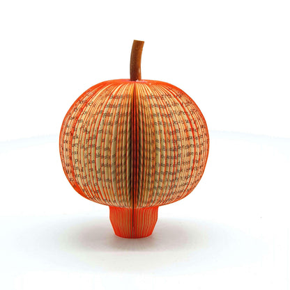 Handmade pomegranate from real book pages, unique 4th anniversary fruit gift